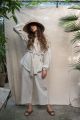 Lniane spodnie typu culotte