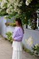 Bluza oversize fiołkowa