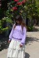 Bluza oversize fiołkowa