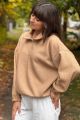 Bluza z wełną z zapięciem na zamek